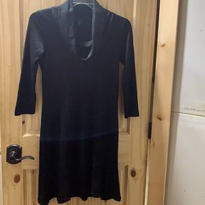 Ann Taylor Black Sweater Dress